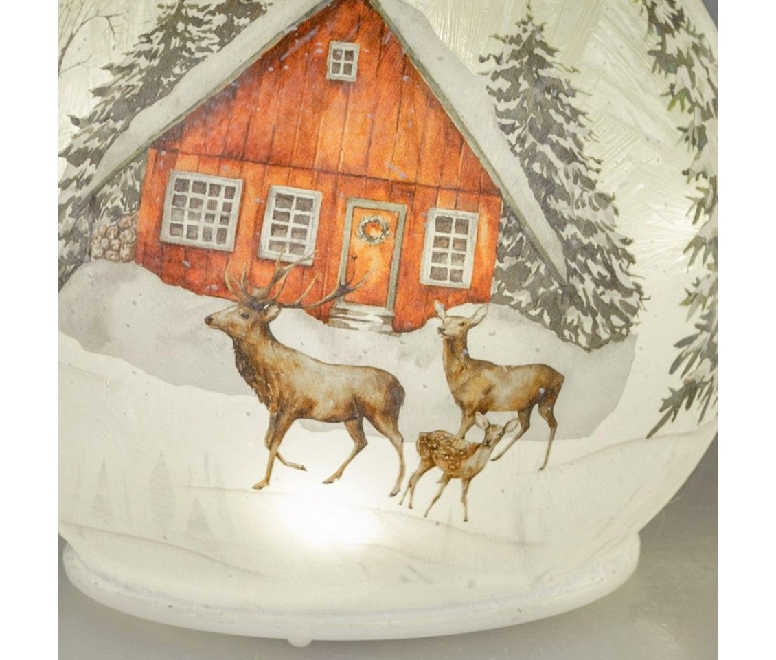 formano Tischleuchte Winterzeit, LED, mit Timerfunktion, Weiß, Winterzeit, H: cm Bild 3