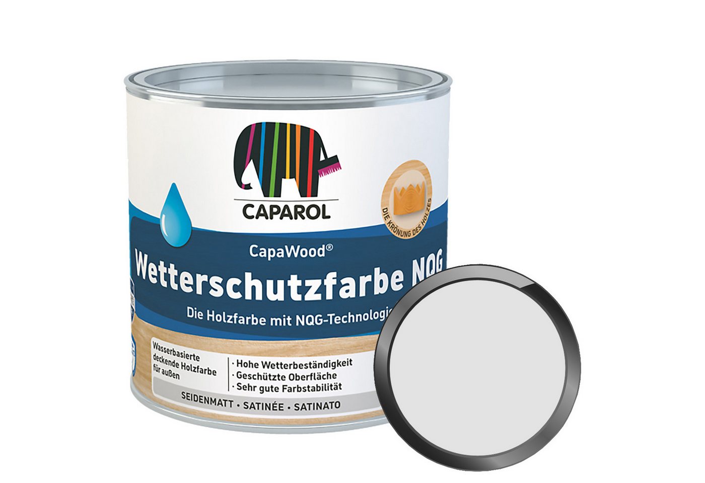 Caparol Wetterschutzfarbe Capawood Wetterschutzfarbe NQG - 0.7 Ltr