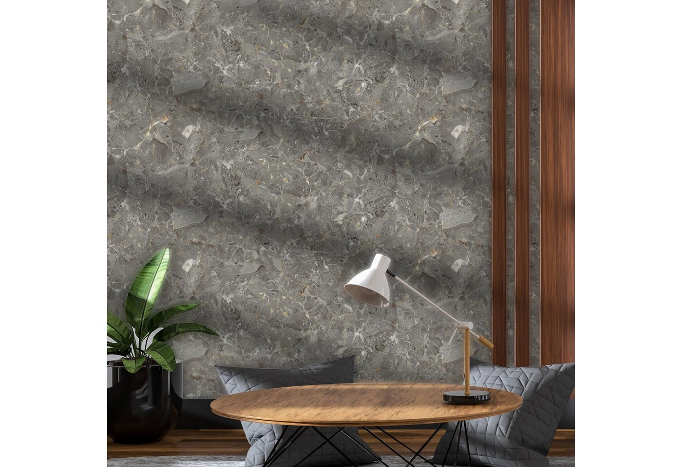 Diwzbyn Fliesenaufkleber Klebefliesen Küche, Selbstklebende Fliesen Wasserdicht 40X300cm, Wandpaneele Selbstklebend für Küchenrückwand Bad Wohnzimmer Bild 2