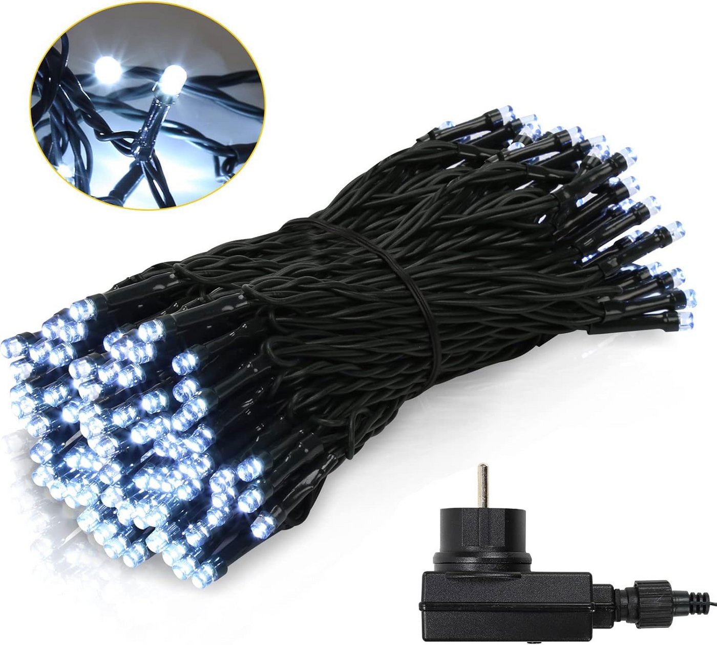 Luxform LED-Lichternetz Lichterkette LED Lichternetz Deko Weihnachten Netz 64LED 1,2 x 1,2m, 8 Leuchtfunktionen Bild 2