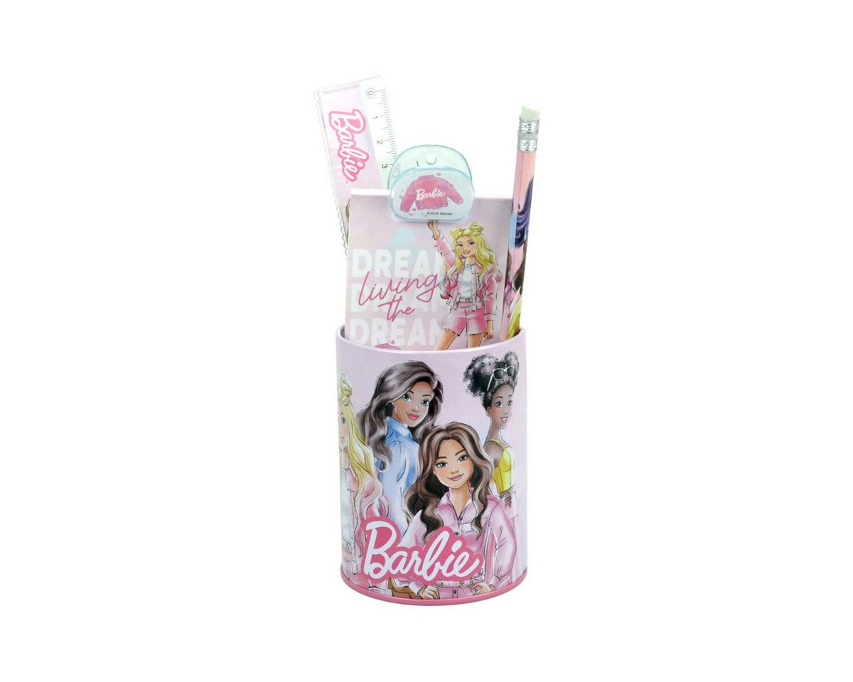 Barbie Kreativset Barbie Schreibset 7-teilig Schule Kinder Mädchen Design