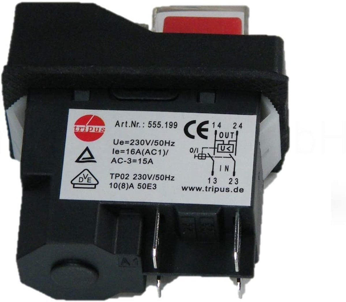 TRIPUS Schalter 555.109 UA-TP02 UC Nullspannungsschalter, Für sicheres Schalten & effektiven Wiederanlaufschutz Bild 3
