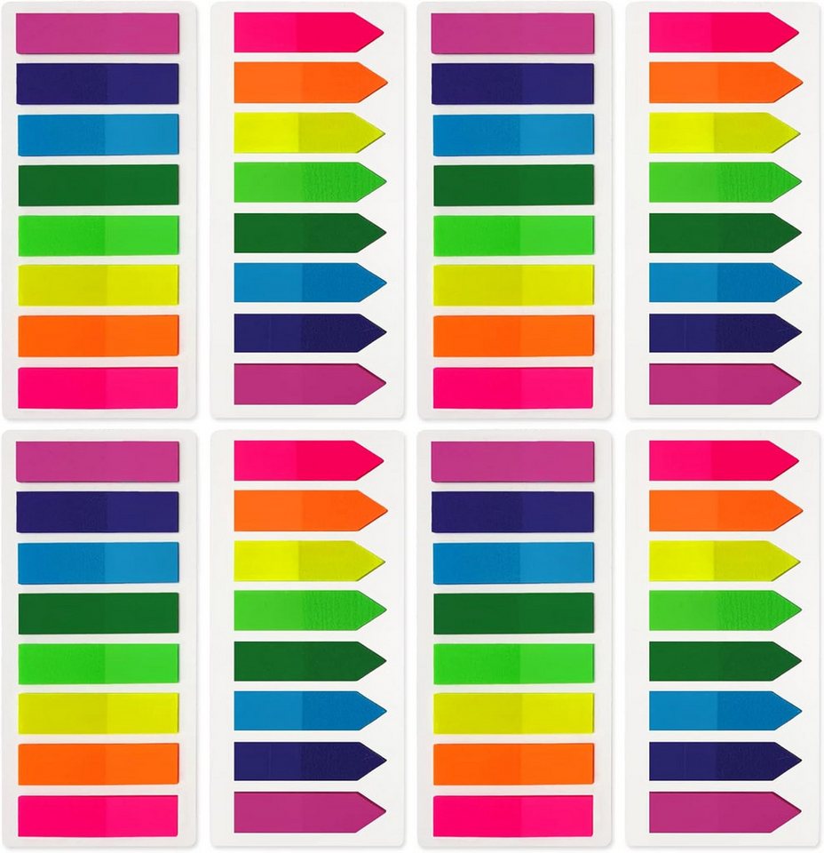 FELIXLEO Haftnotizblock 1600 Seitenmarker Selbstklebend Haftnotizen Index Tabs Schreibbar Bild 2