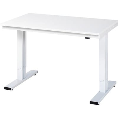RAU Werktisch adlatus 300 elektrisch höhenverstellbar Arbeitsplatte mit Melaminharzbeschichtung 1250 mm x 800 mm