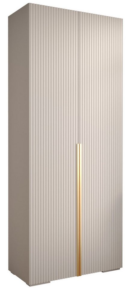 ABIKS MÖBEL Drehtürenschrank MANHATTAN RYFEL 9 Schlafzimmerschrank mit Kleiderstange und Regalen Bild 3