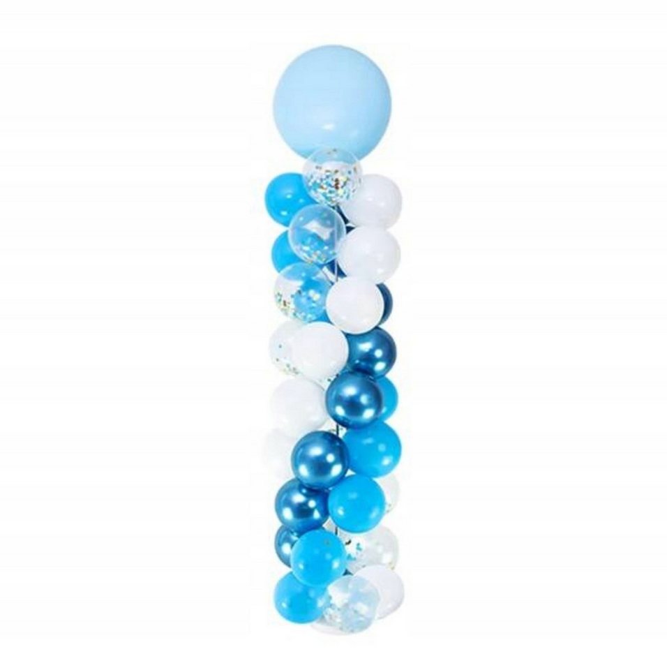 PartyPal Blumenständer Metall-Ballonständer, teleskopisch 50-200 cm, vielseitig einsetzbar. Bild 5