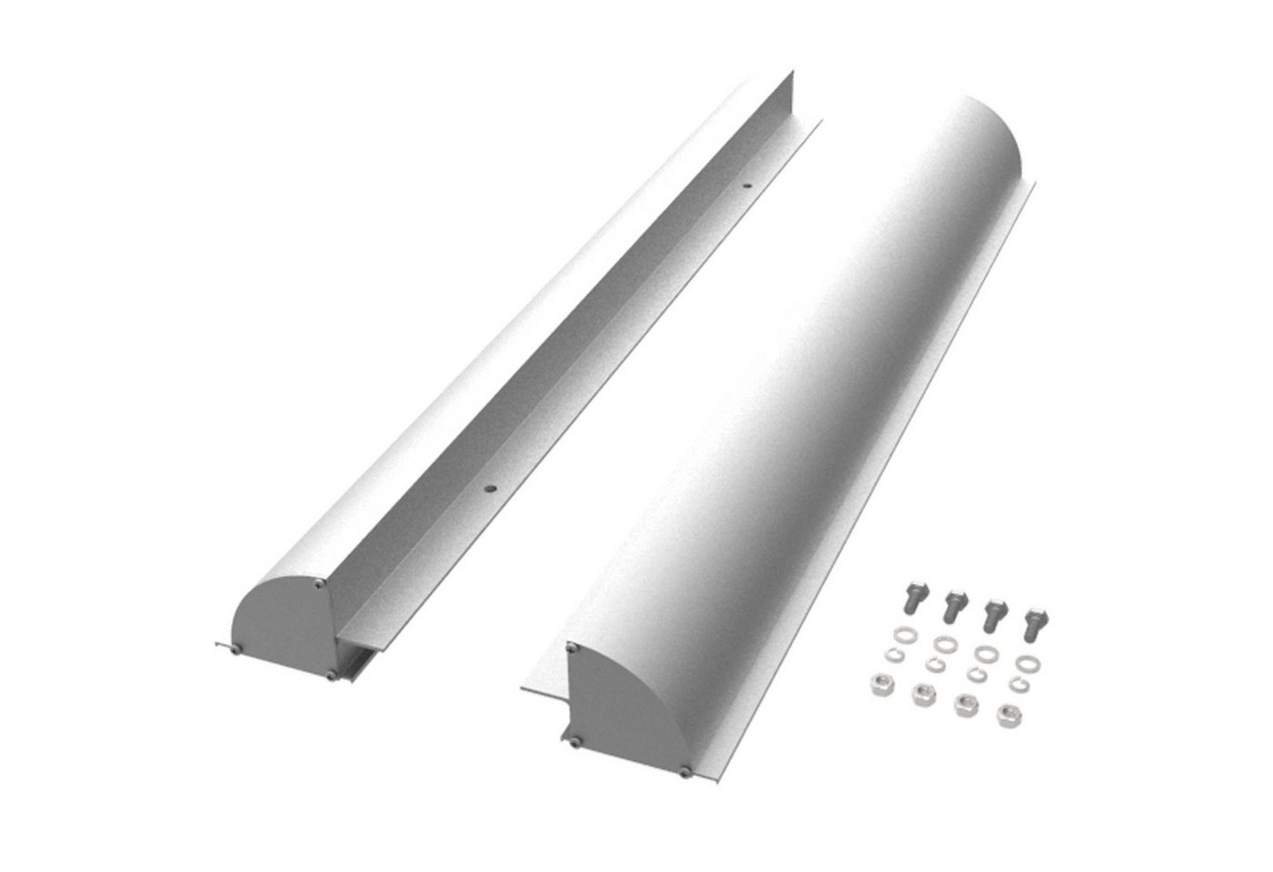 enjoy solar Solarmodul-Halterung Alu Solarmodulhalterung Schiene 550mm/670mm/770mm für Wohnmobil, (Herstellersgarantie 5 Jahre, ideal für Wohnmobile Caraven Boot)