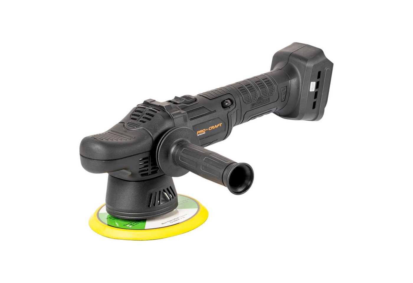 PRO CRAFT Akku-Poliermaschine PM20bb Poliermaschine 20 V 150 mm + 2x Akku 2,0 Ah + Ladegerät Bild 4