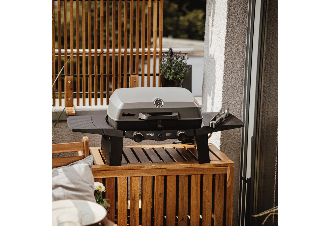 Enders® Gasgrill Tisch-Gasgrill URBAN II PRO inkl. Wetterschutzhülle Bild 2