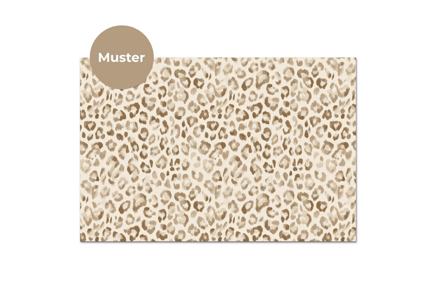 KitchenYeah Küchenrückwand Muster selbstklebend (keine Folie) Leopard - Klassisch - Beige, (1-tlg), Spritzschutz, Küche, Rückwand, Küchenwand, Küchenfront, 30x20 cm Bild 3