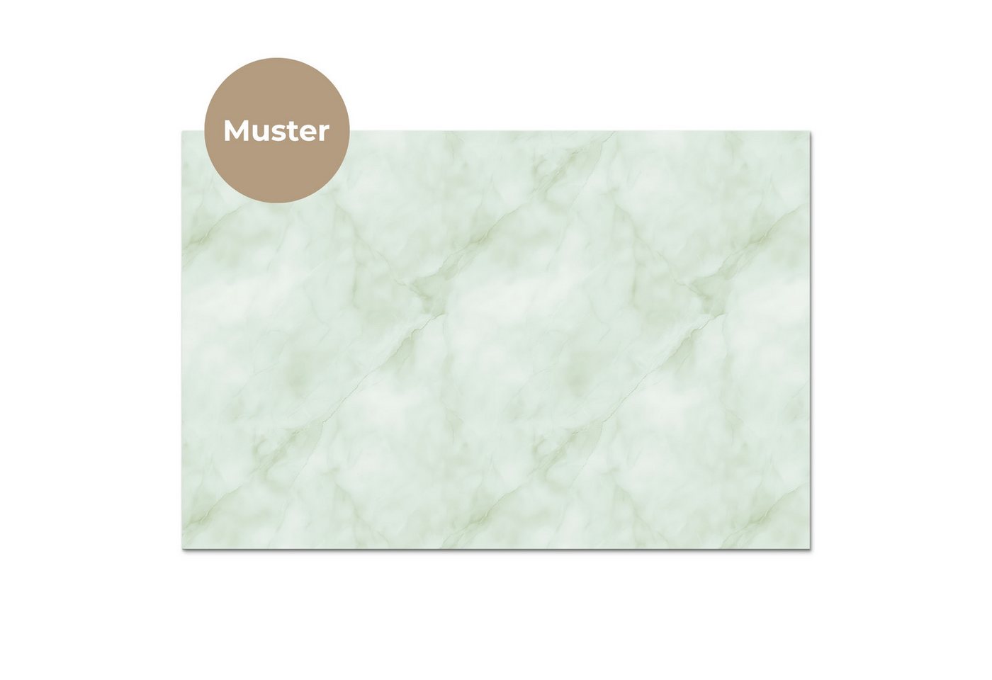 KitchenYeah Küchenrückwand Muster selbstklebend (keine Folie) Grün - Marmor - Fließende Adern, (1-tlg), Spritzschutz, Küche, Rückwand, Küchenwand, Küchenfront, 30x20 cm Bild 2