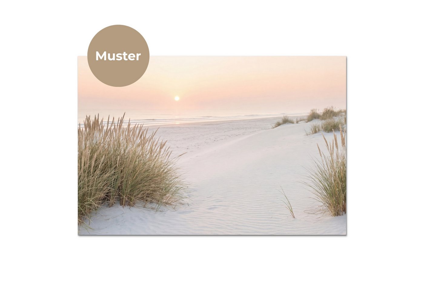 KitchenYeah Küchenrückwand Muster selbstklebend (keine Folie) Horizont - Dünenlandschaft - Sand, (1-tlg), Spritzschutz, Küche, Rückwand, Küchenwand, Küchenfront, 30x20 cm Bild 3