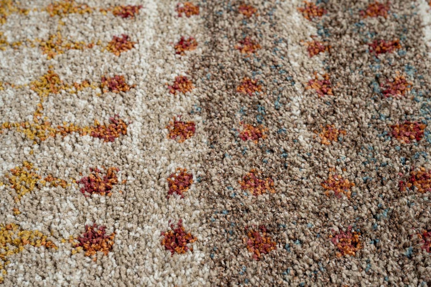 TaraCarpet Langflor-Teppich TaraCarpet Berber Gent Wohnzimmer,Schlafzimmer,Esszimmer multi, rechteckig, Höhe: 25 mm, moderner Hochflor gemustert Multicolor 80x150 Bild 2