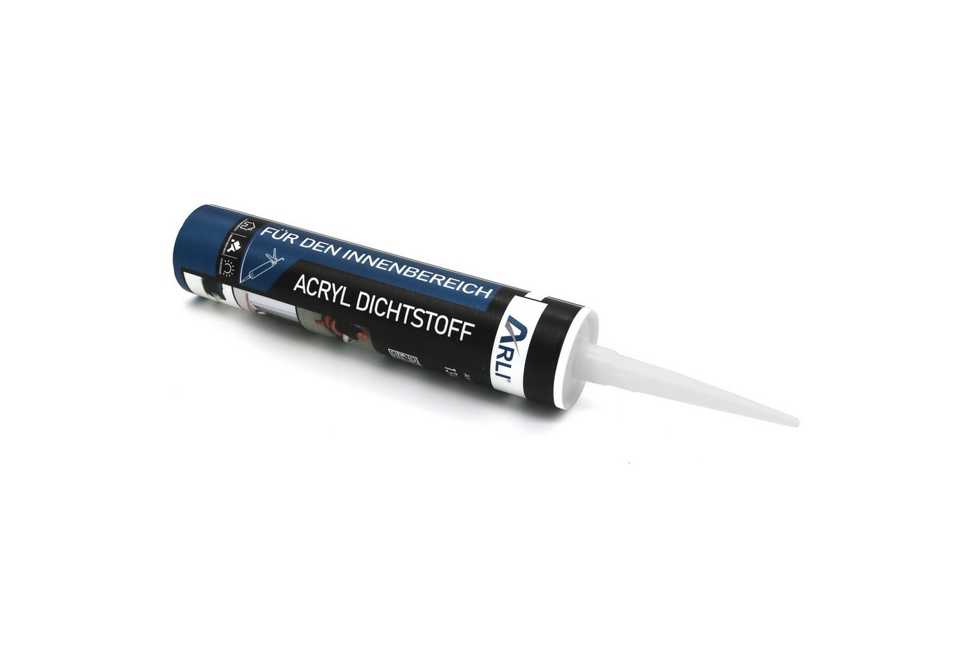 ARLI Spachtelmasse 3x Acryl 310ml Dichtstoff Universal Bauacryl, Maleracryl Fugendichter weiß Dichtstoff Bild 4