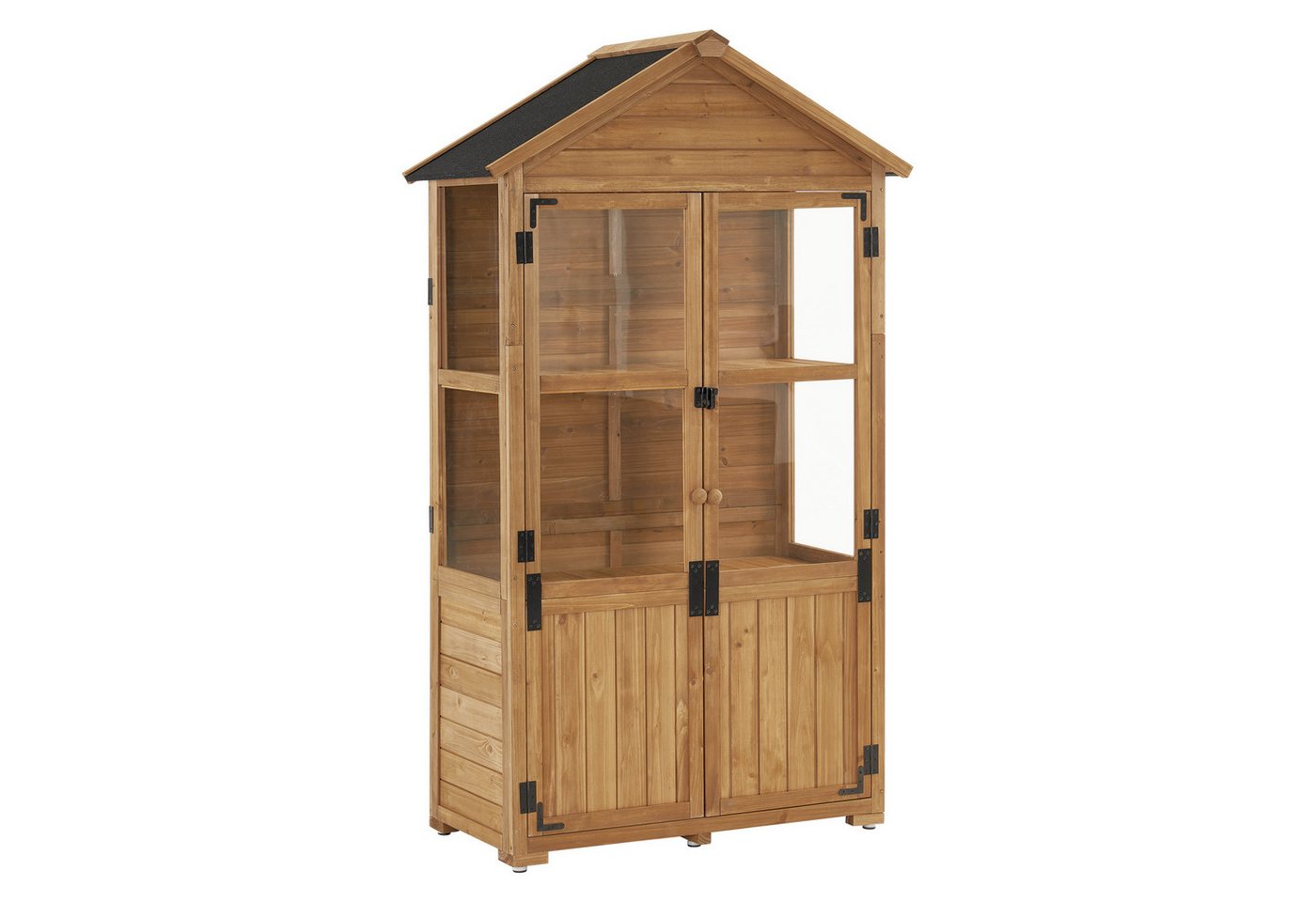 MCombo Gerätehaus MCombo Gartenschrank Werkzeugschrank 100 × 53 × 178 cm, 01111, Outdoor Gartenhaus Gerätehaus, Wetterfest, Für Balkon & Terrasse Bild 2