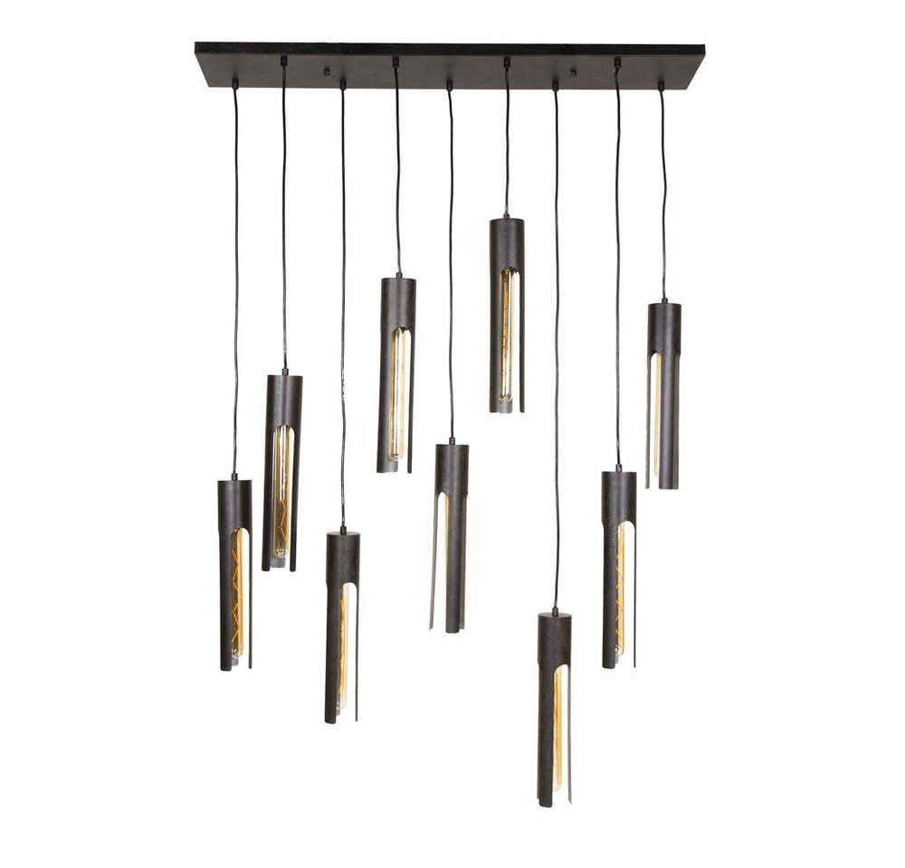 famlights Pendelleuchte Pendelleuchte Alla in Schwarz E27 7-flammig Bild 3