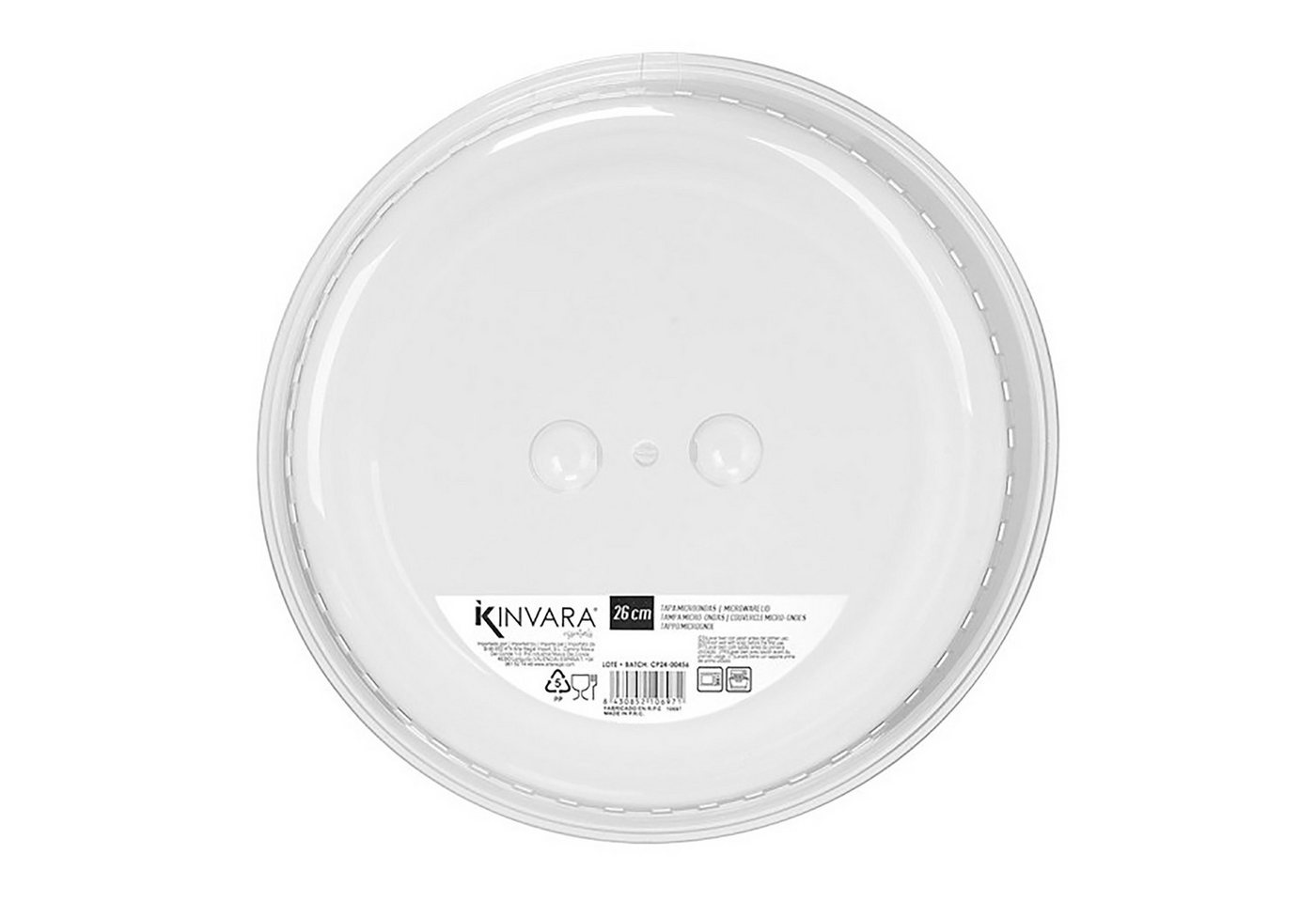 KINVARA Abdeckhaube MIKROWELLEN ABDECKHAUBE Ø26cm Abdeckhaube Mikrowellenhaube 71, Deckel Mikrowellengeschirr Mikrowellen Haube Tellerhaube Spritzschutz Bild 3
