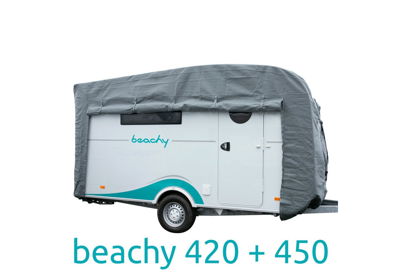 yourGEAR Faltgarage your GEAR Naro L/XL Wohnwagenabdeckung für Hobby beachy 420 und 450 Bild 3