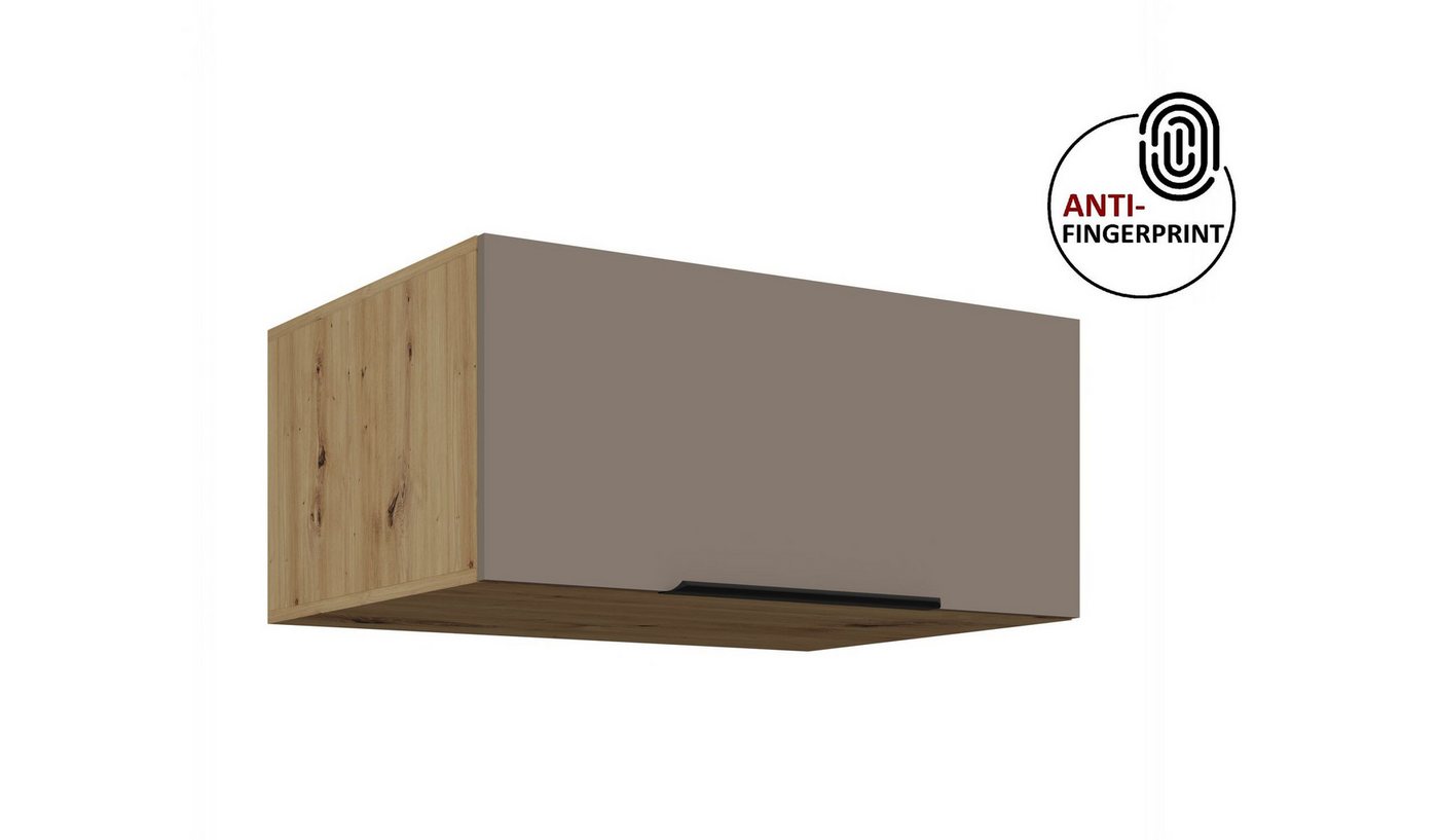Küchen-Preisbombe Aufsatzschrank 80 cm Küche ARIA Sandgrau Küchenzeile Küchenblock Anti Fingerprint Bild 5