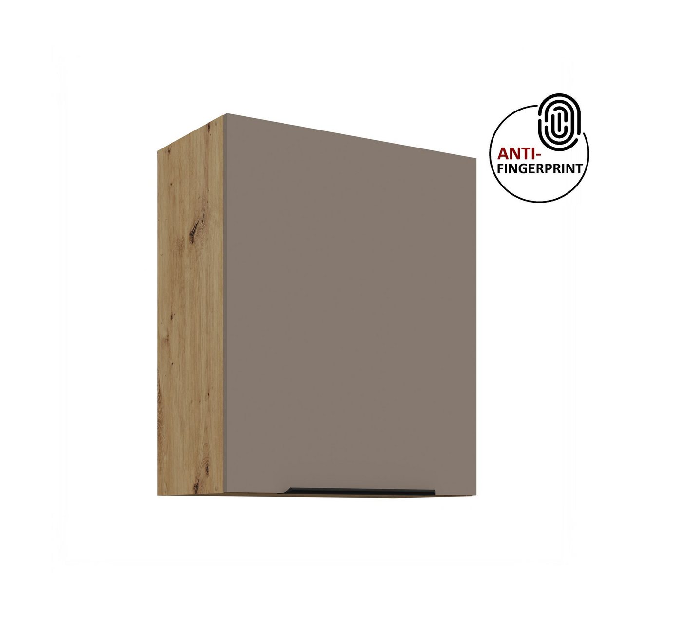 Küchen-Preisbombe Hängeschrank 60 cm Küche ARIA Sandgrau Küchenzeile Küchenblock Anti Fingerprint Bild 2