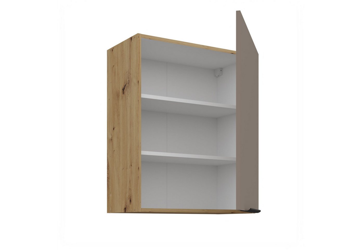 Küchen-Preisbombe Hängeschrank 60 cm Küche ARIA Sandgrau Küchenzeile Küchenblock Anti Fingerprint Bild 4