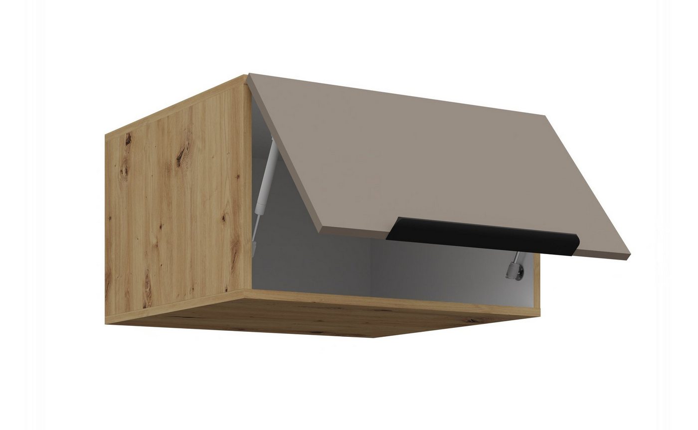 Küchen-Preisbombe Aufsatzschrank 60 cm Küche ARIA Sandgrau Küchenzeile Küchenblock Anti Fingerprint Bild 2