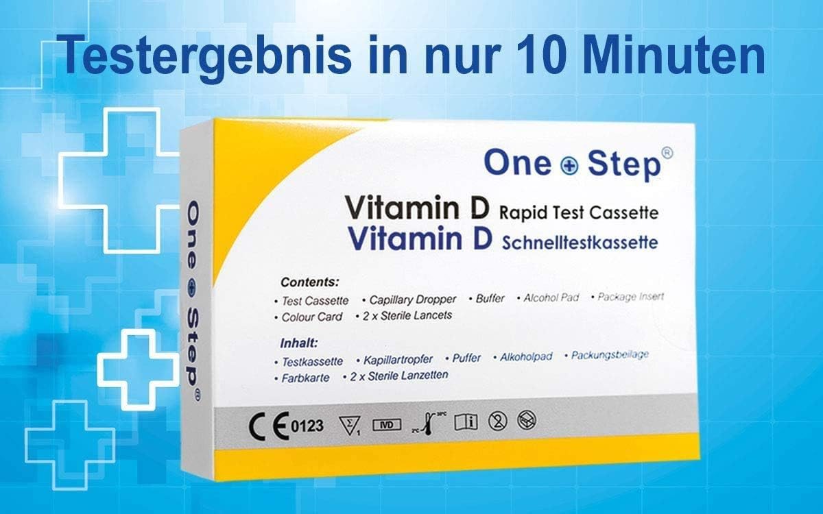 One+Step Nährstoffmangeltest Vitamin D Test Kit Selbsttest, 2-tlg. Bild 3