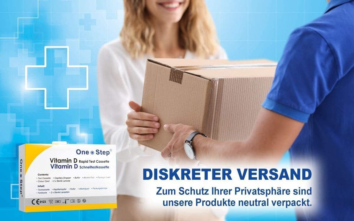 One+Step Nährstoffmangeltest Vitamin D Test Kit Selbsttest, 2-tlg. Bild 4