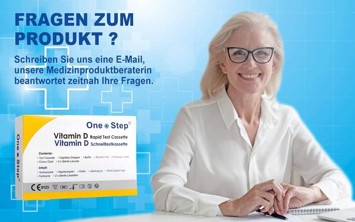One+Step Nährstoffmangeltest Vitamin D Test Kit Selbsttest, 2-tlg. Bild 5