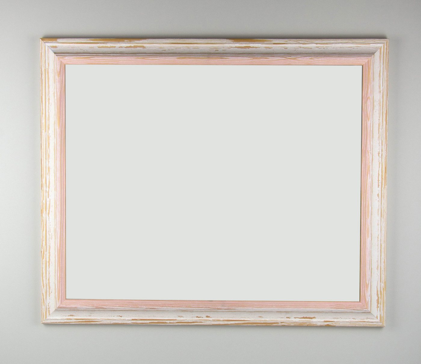 myposterframe Einzelrahmen Artemis Echtholz zweifarbig, (1 Stück), 60x80 cm, Rosé Weiß Vintage, Echtholz Bild 5