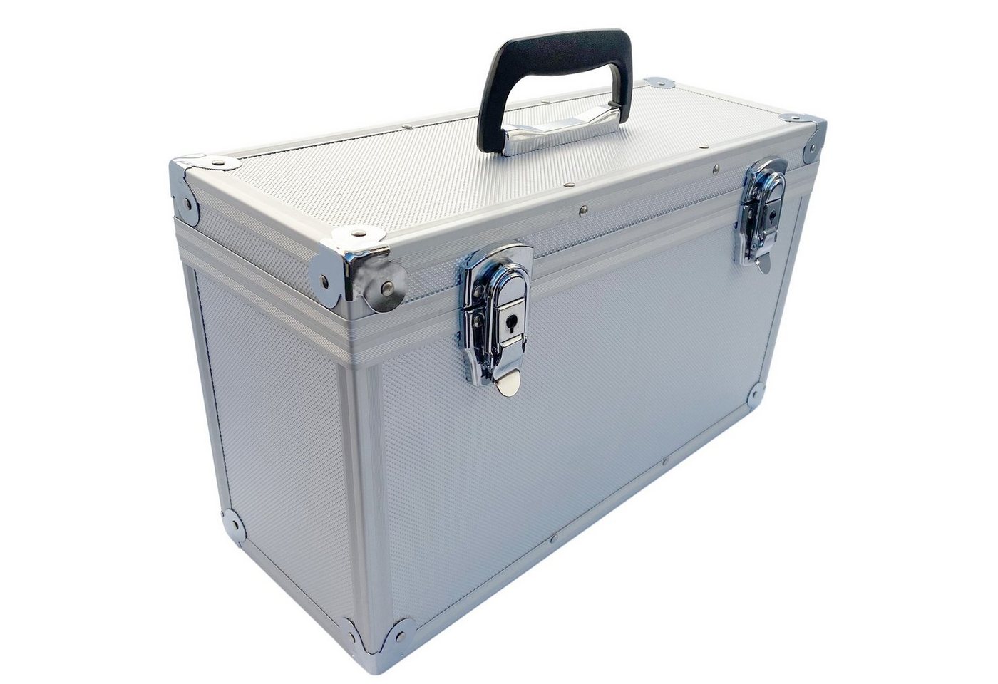 ECI Tools Werkzeugkoffer Aluminium Koffer Silber Entnehmbarer Deckel (LxBxH) 400 x155 x 240 mm Bild 5