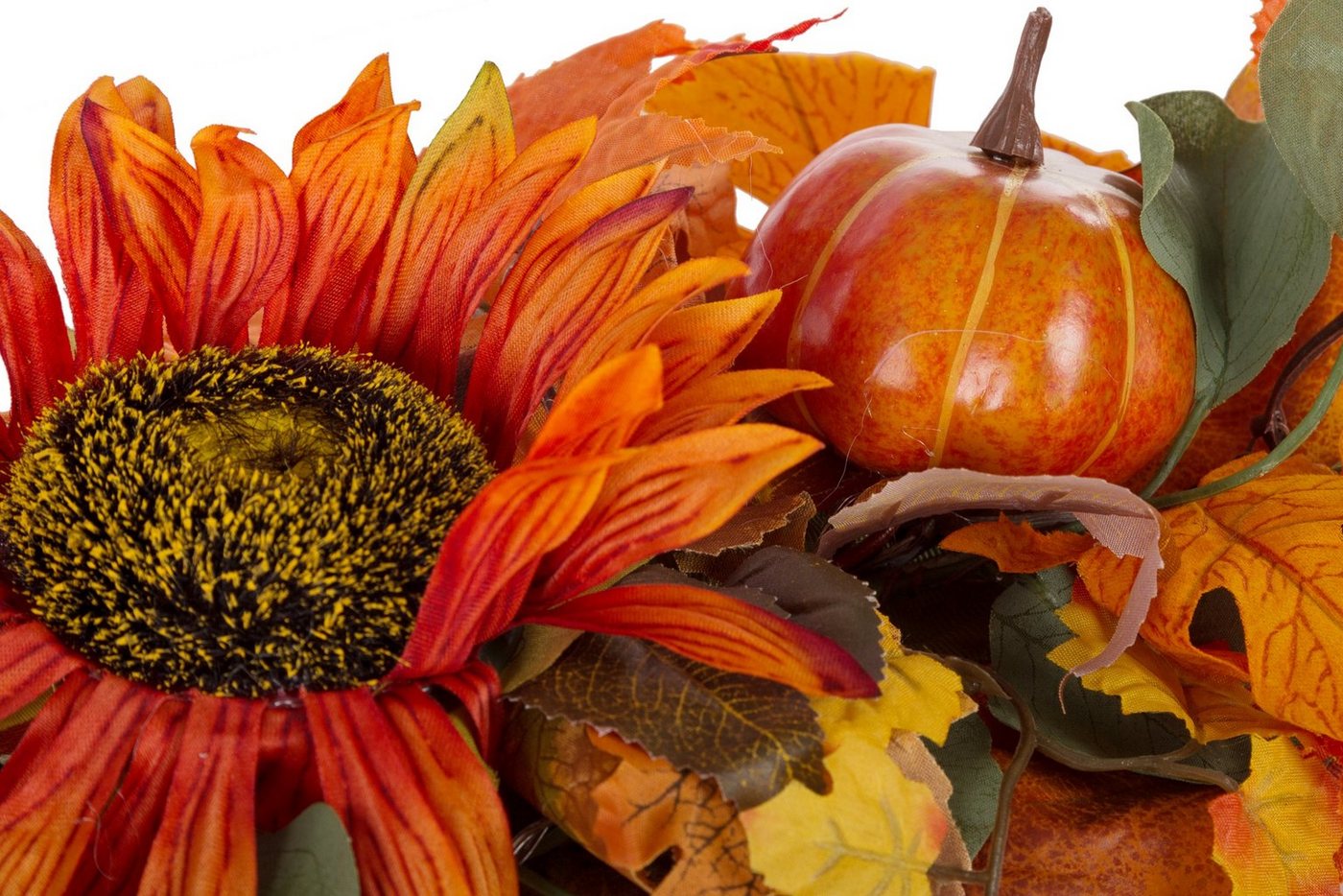 Wohnando LED Dekoobjekt Herbstliche Tischdekoration blumiges Design und festlicher Beleuchtung Bild 5