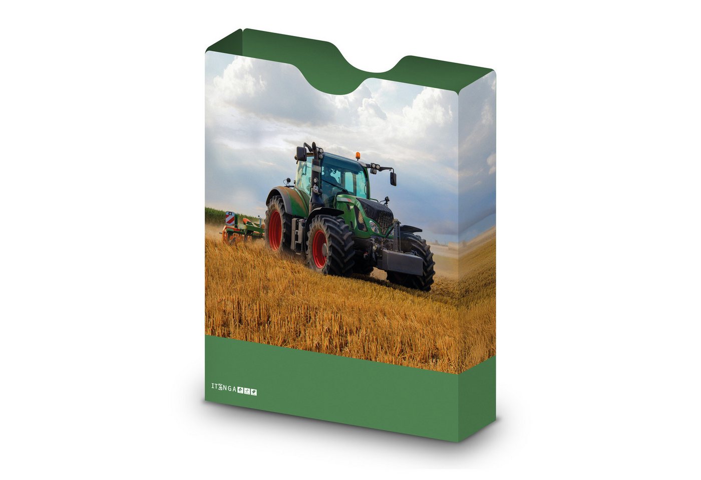 itenga Organisationsmappe itenga Heftbox DIN A4 Hochformat aus PP Motiv Traktor