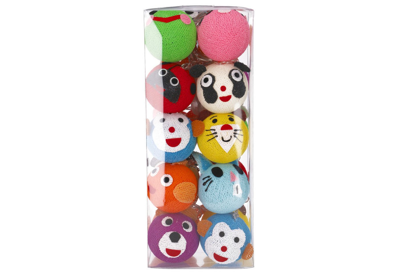 Guru-Shop LED-Lichterkette LED Lichterkette für Kids, 20 Stoffbällen mit.. Bild 3
