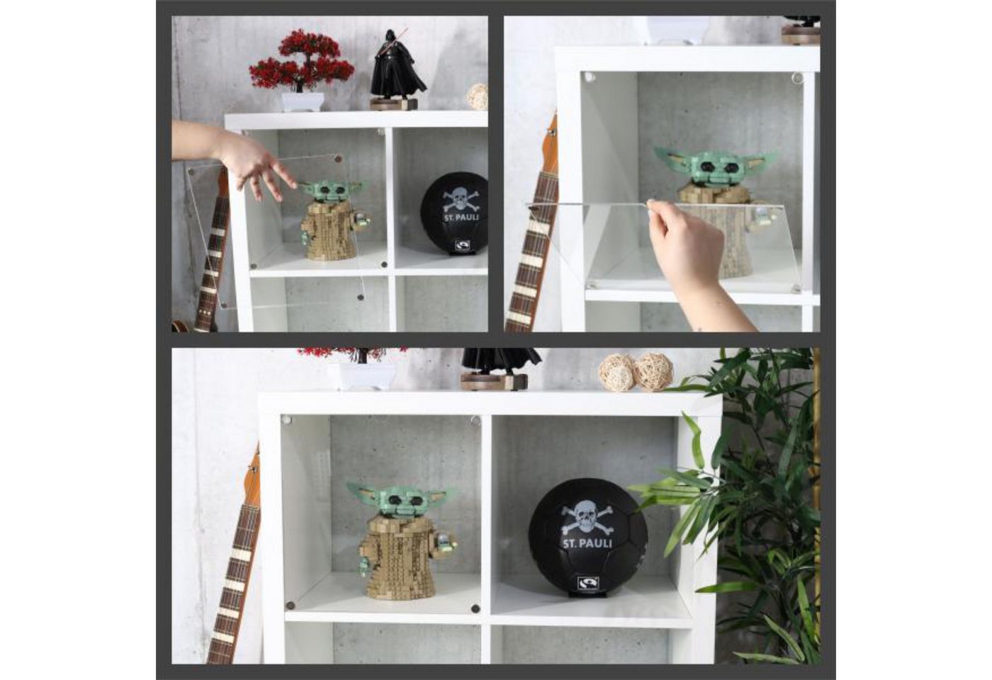 FiguWorld GmbH Raumteilerregal Frontscheibe-Kit passend für IKEA® KALLAX Bild 3