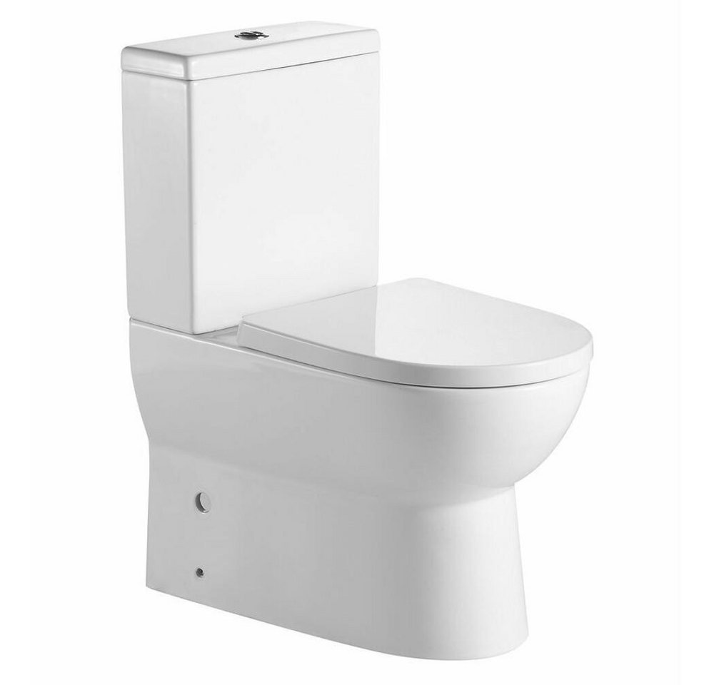 HAK WC-Komplettset HAK MALTA Kombi-WC, spülrandlos, inkl. Toilettensitz !, (3-St) Bild 2