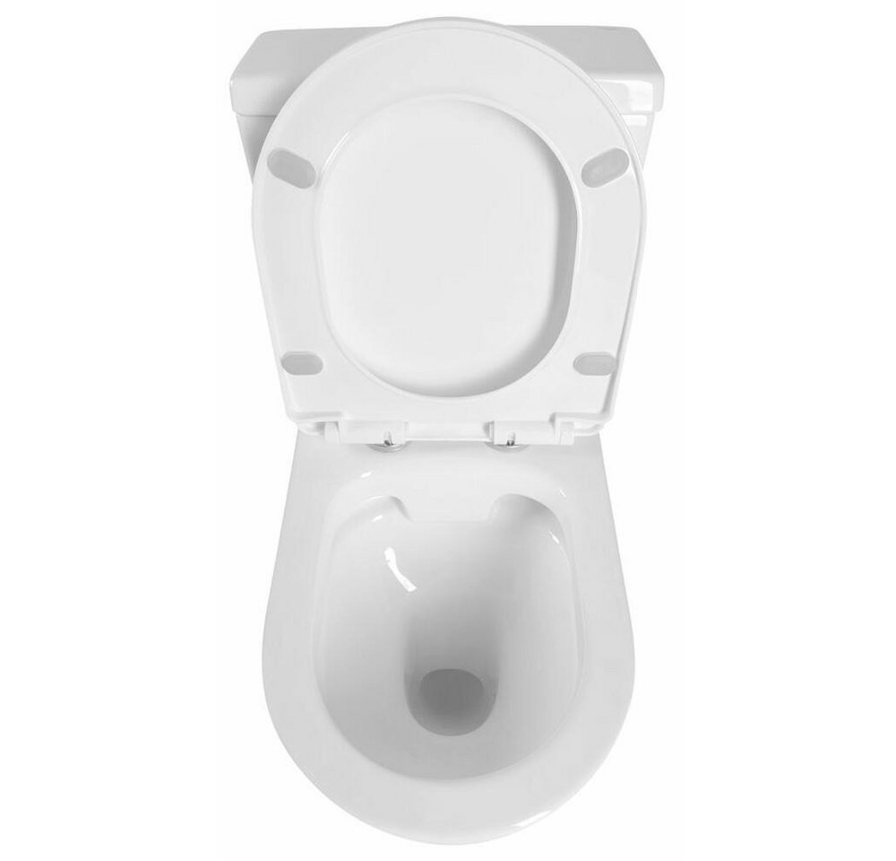 HAK WC-Komplettset HAK MALTA Kombi-WC, spülrandlos, inkl. Toilettensitz !, (3-St) Bild 5