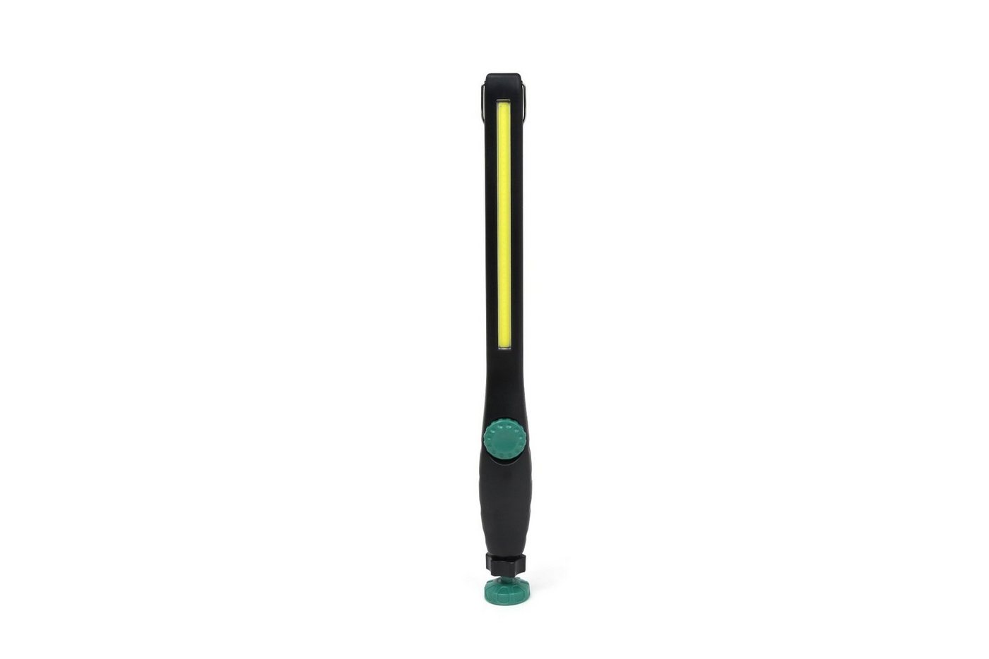 ONDIS24 LED Arbeitsleuchte Akkuleuchte Stablampe für Camping mit magnetischem Haltefuß, LED fest integriert, Tageslichtweiß, 360° schwenkbar und Haken 800 Lumen 2000 mAh Akku Bild 3