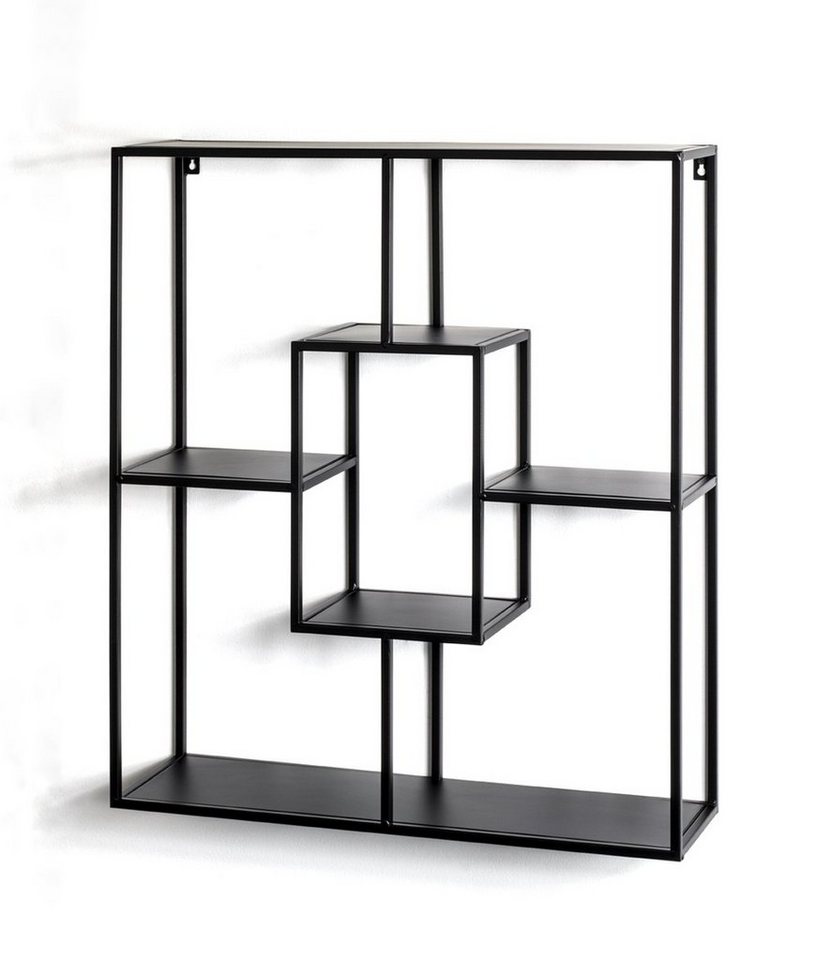 freiraum Wandregal 23515, in schwarz, Metall - 60x70x18cm (BxHxT) Bild 4