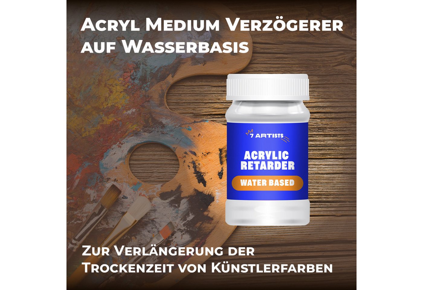 7 Artists Acrylfarbe 7 Artists Acryl Retarder - Trocknungsverzögerer Acrylfarben Bild 3