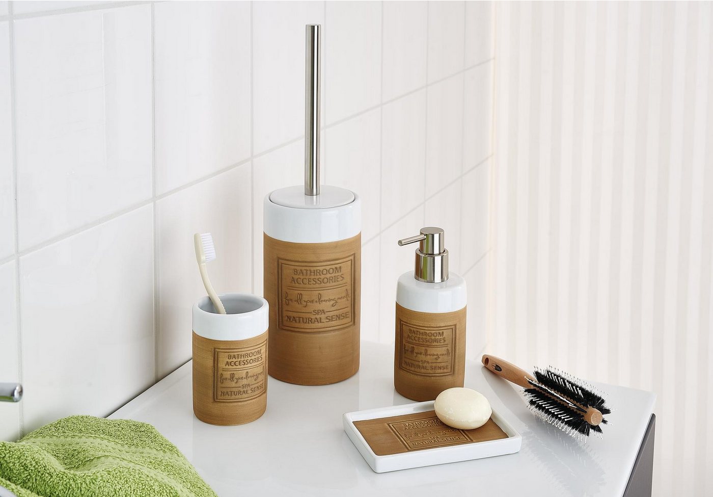 Ridder Seifenspender Native beige Bild 2