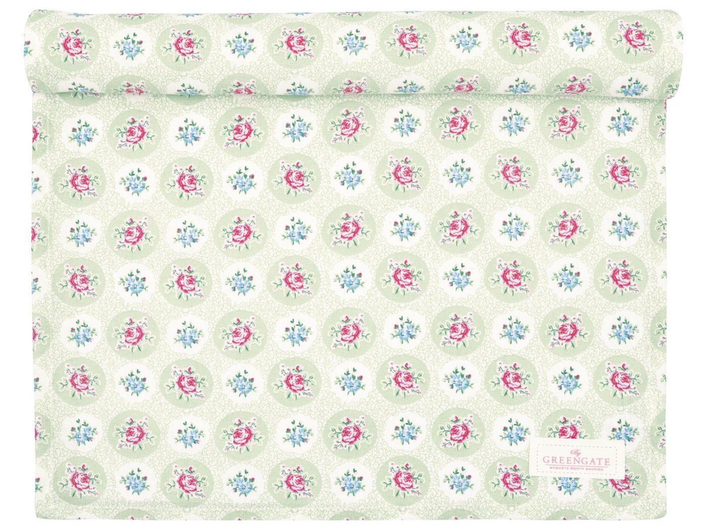 Greengate Tischläufer Elle Tischläufer pale green 140x45cm Bild 5