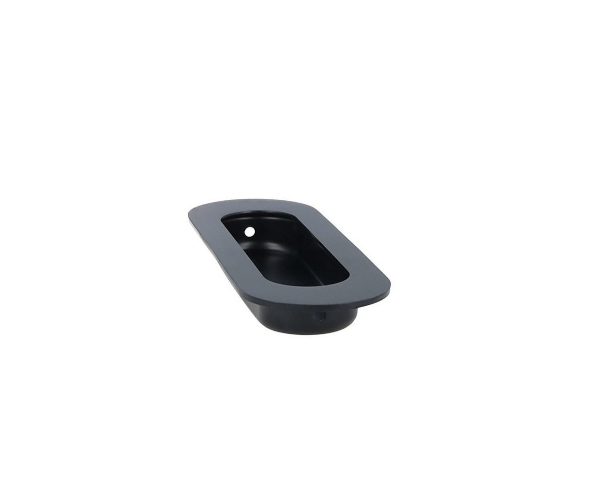 MS Beschläge Schiebetürmuschel Einlassmuschel oval 120x40mm Edelstahl Möbelgriff, Muschelgriff gebürstet - Einlassgriff Türgriff Bild 4