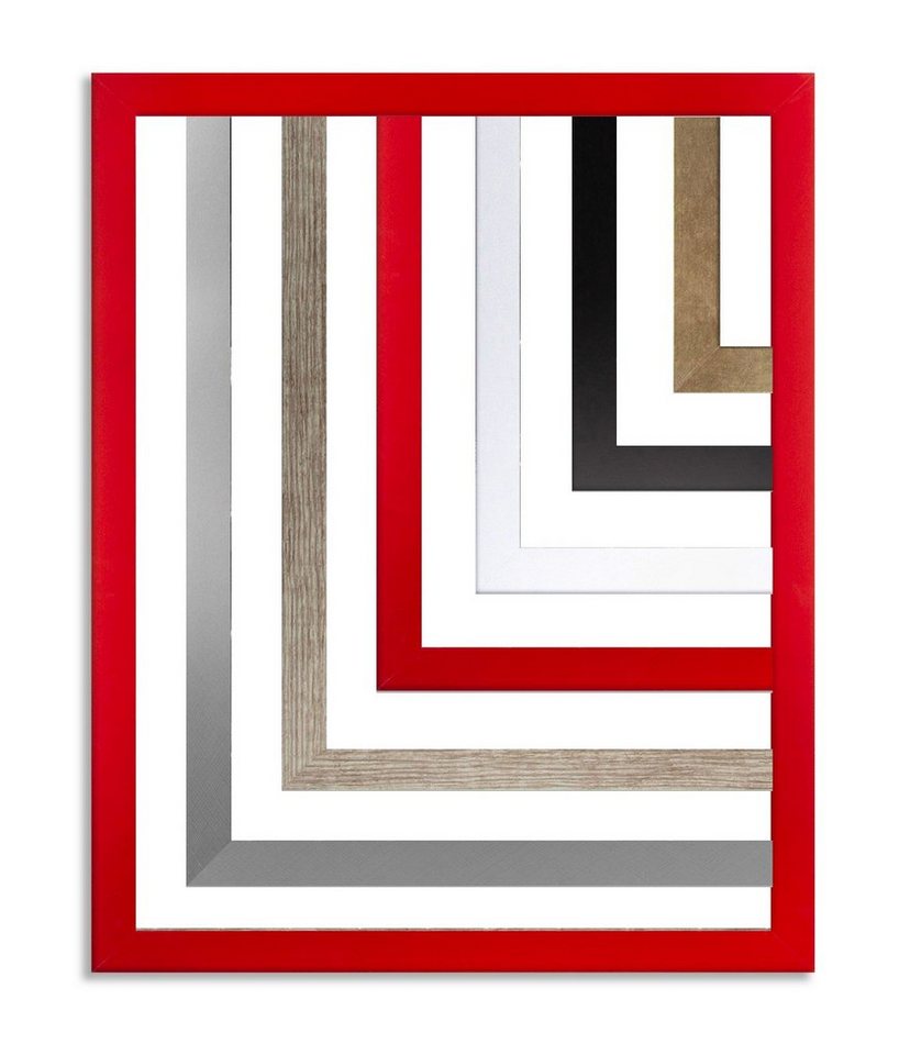 myposterframe Einzelrahmen Rahmen Maia, (1 Stück), 50x70 cm, Rot, MDF Bild 2
