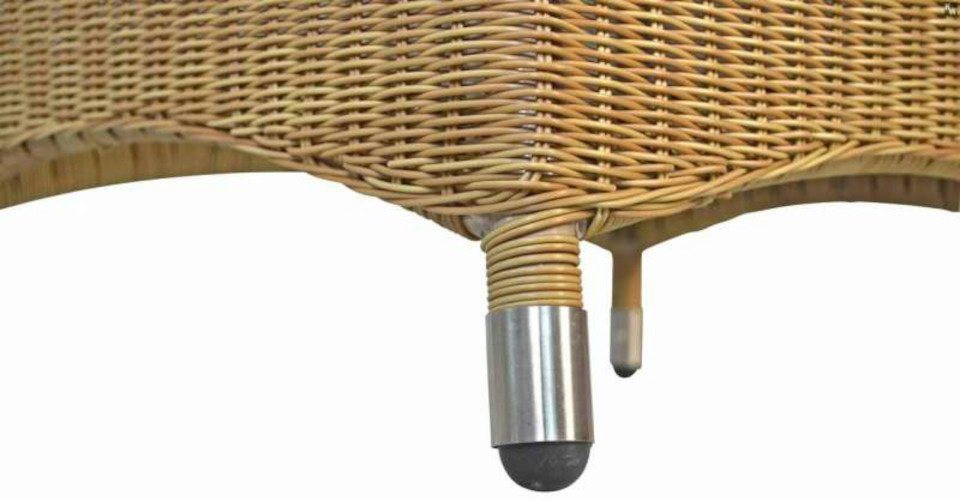 Kai Wiechmann Gartensessel Hochwertiger Polyrattan Geflechtsessel als wetterfester Rattansessel, moderner Polyrattan Gartenstuhl in Cream Bild 4