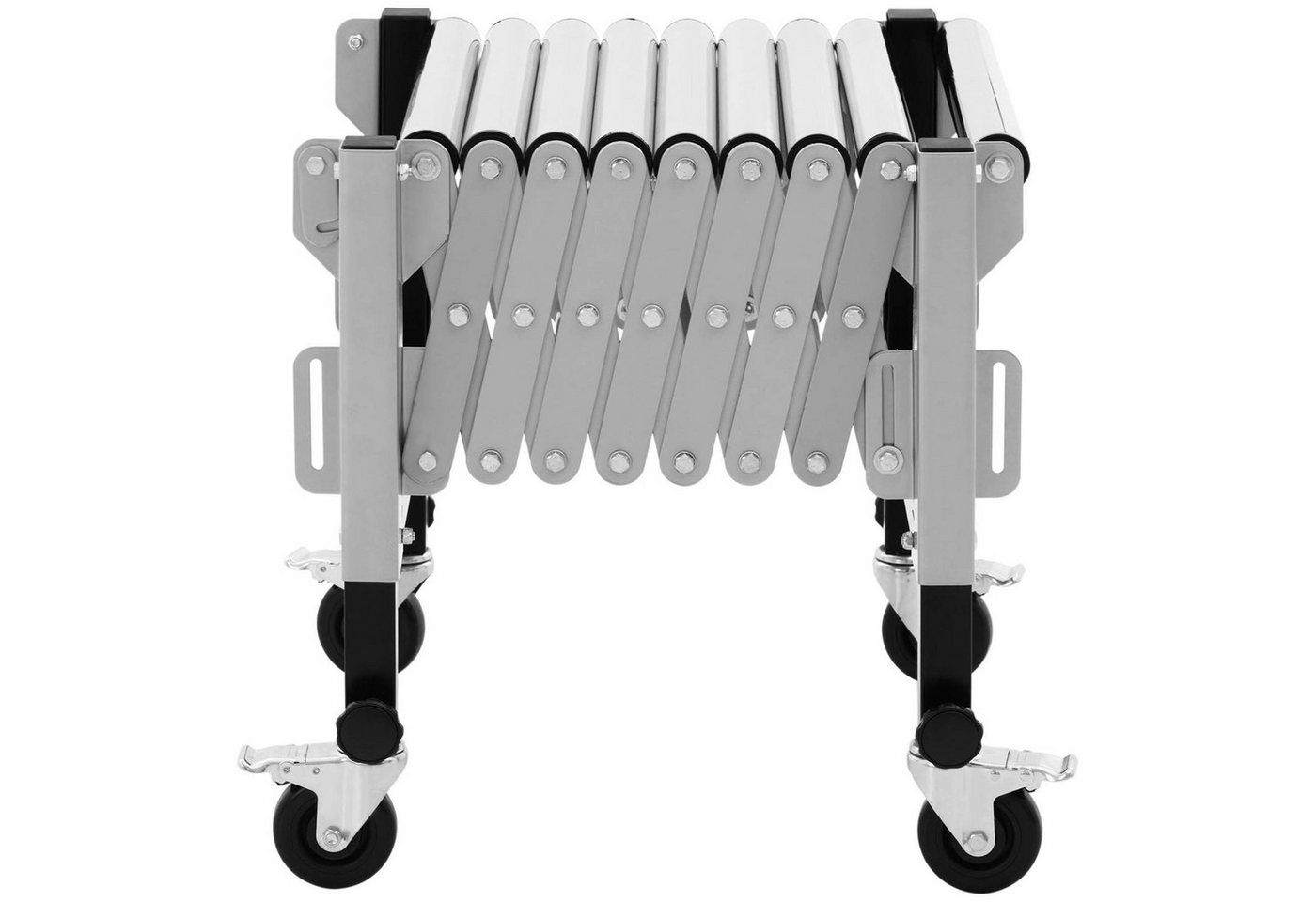 MSW Werkbank Mobile Rollenbahn 9 Rollen Förderanlage 130 kg 147 cm faltbar Bild 3