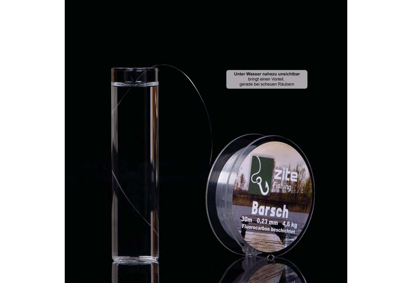 Zite Angelschnur 0,23-0,7mm Fluorocarbon Vorfach-Schnur Set - Beschichtete Angelschnur