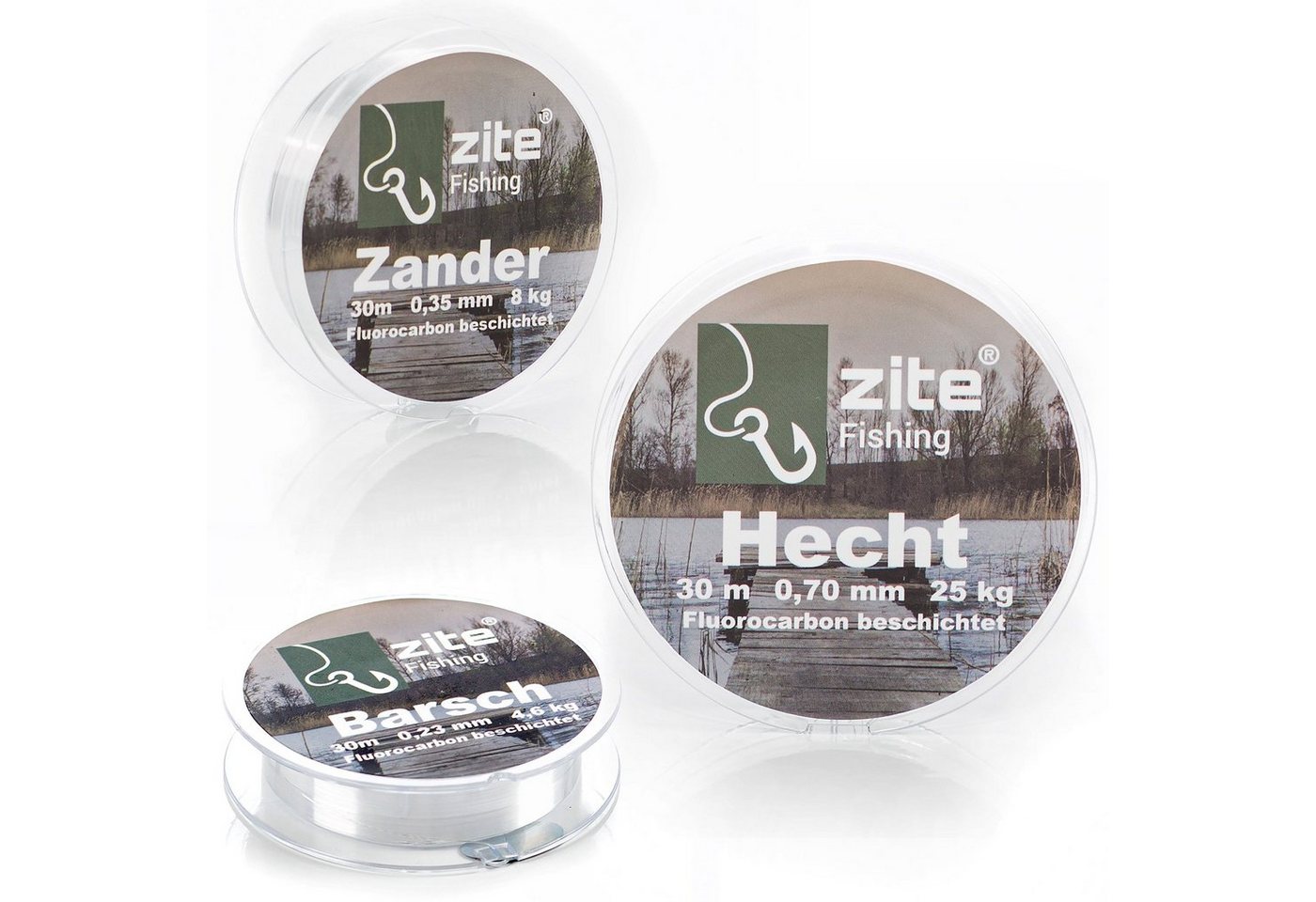 Zite Angelschnur 0,23-0,7mm Fluorocarbon Vorfach-Schnur Set - Beschichtete Angelschnur Bild 5