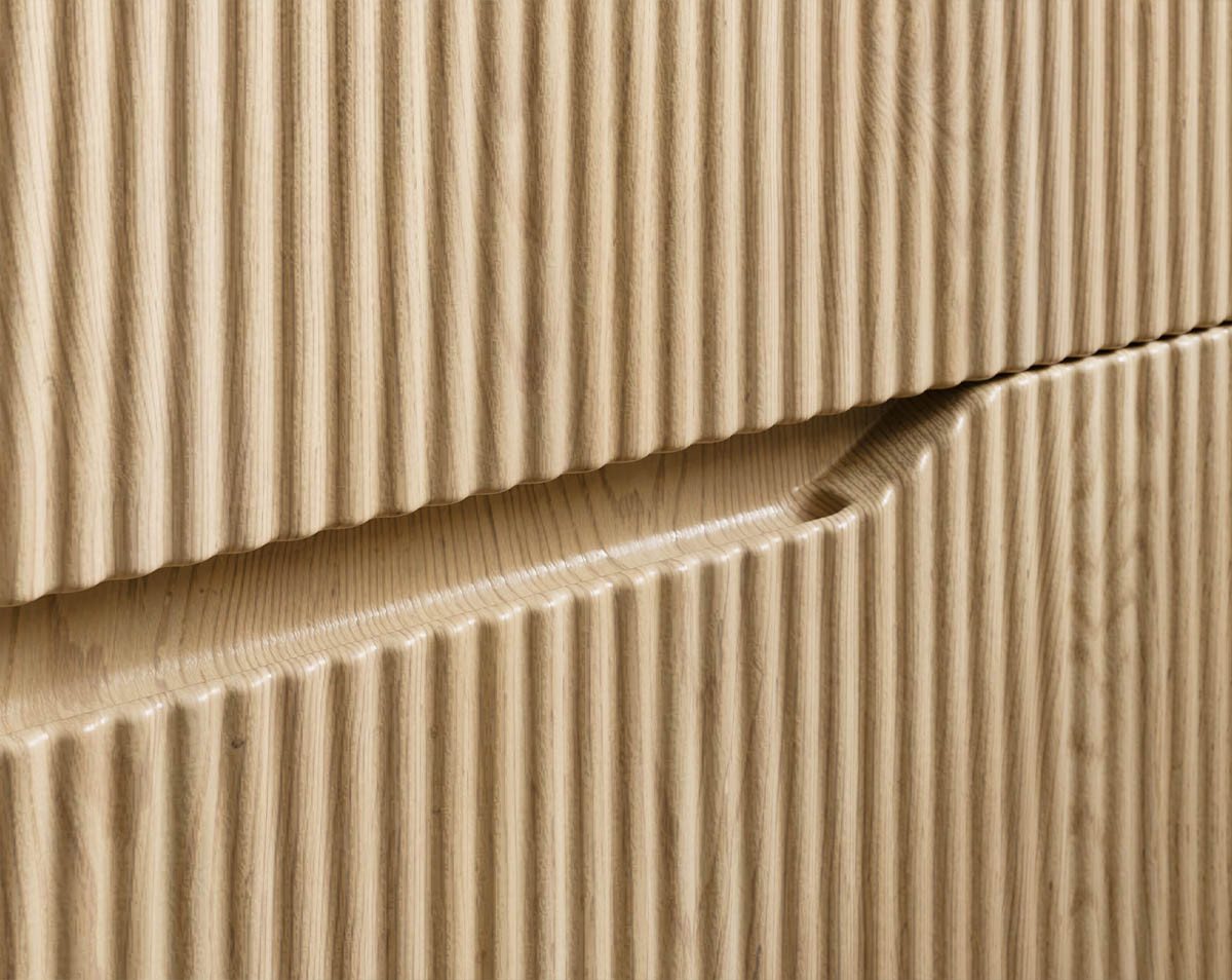 einfachgutemoebel Waschtisch-Set Badezimmer Hochschrank STEINFJORD, 2-türig 170cm hoch, oak, (Badmöbel Set, 1-St., Bad Hochschrank 2-türig) Bild 3