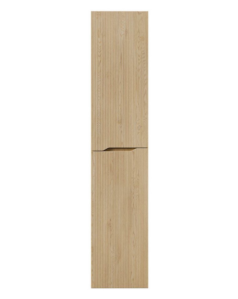 einfachgutemoebel Waschtisch-Set Badezimmer Hochschrank STEINFJORD, 2-türig 170cm hoch, oak, (Badmöbel Set, 1-St., Bad Hochschrank 2-türig) Bild 5